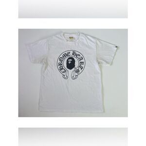 BAPE x Chrome Hearts Baby Milo T-shirt White | A Bathing Ape